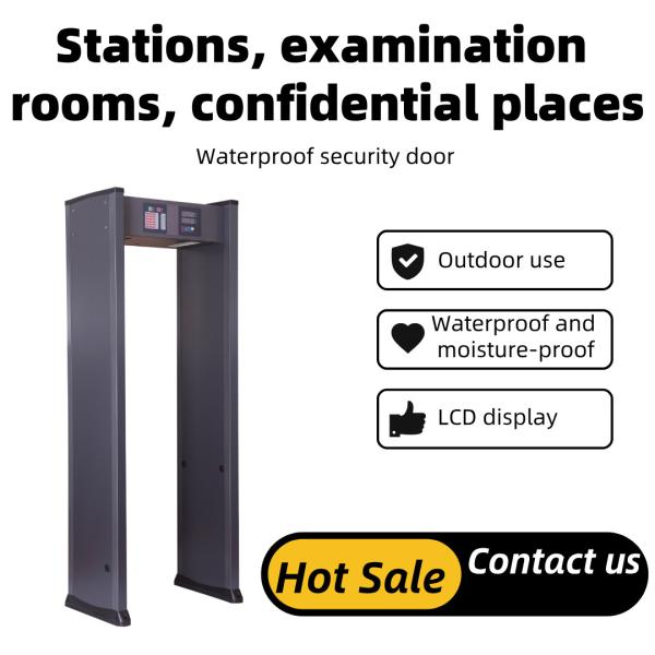 ZT-IIA Precision Guard Pro Walk-Through Metal Detector - 18-Zone Threat Targeting