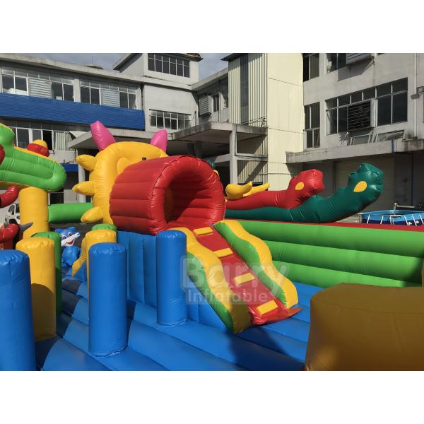 Спортивная площадка коммерчески павлина раздувная для детей/раздувного тематического парка батута