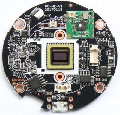 Pcb Assy Black FR4 HDI PCB Assembly Controle de impedância SMT 0201 Assembléia