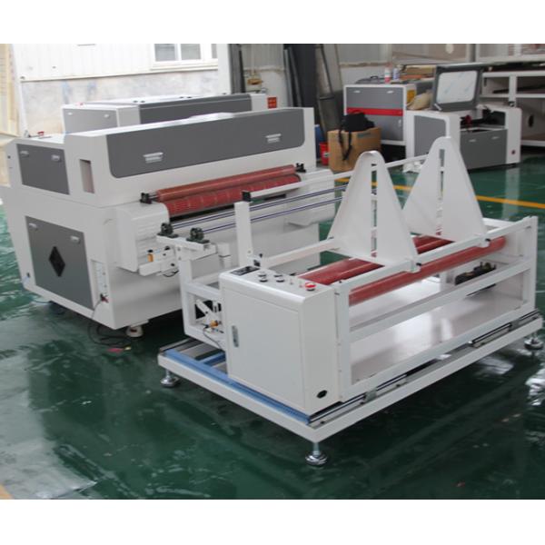Автомат для резки лазера СО2 CNC для ткани ткани обозначает автоматический питаться