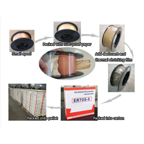 Er70s-6 Professional Made 0.8mm-1.6mm CO2 Er70s-6 MIG Copper Welding Wire