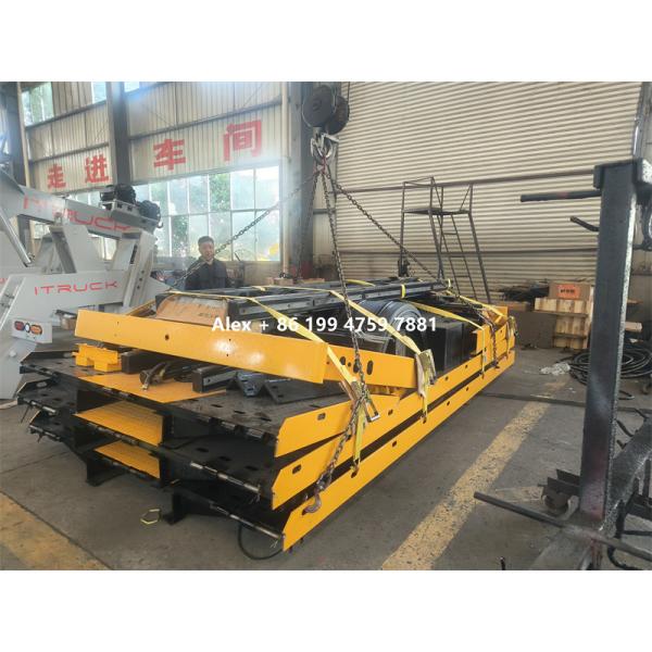 9000 фунтов перевозчик палубы складной углеродистой стали разрывник корпус плоский кровать без подъема колес