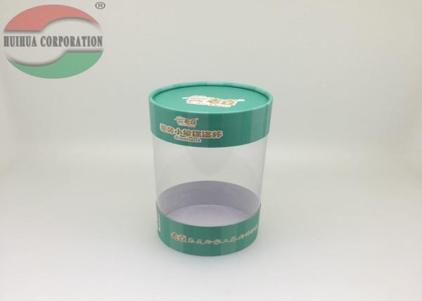 Tubo claro do papel do cartão da janela que empacota para o ISO do copo do vácuo
