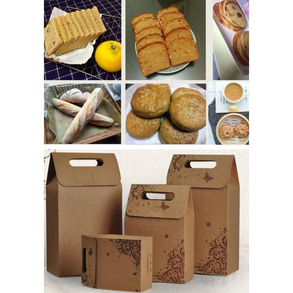 Еда принимает прочь контейнер 40gsm к 450gsm покрывает картон Брауна для упаковывая коробки