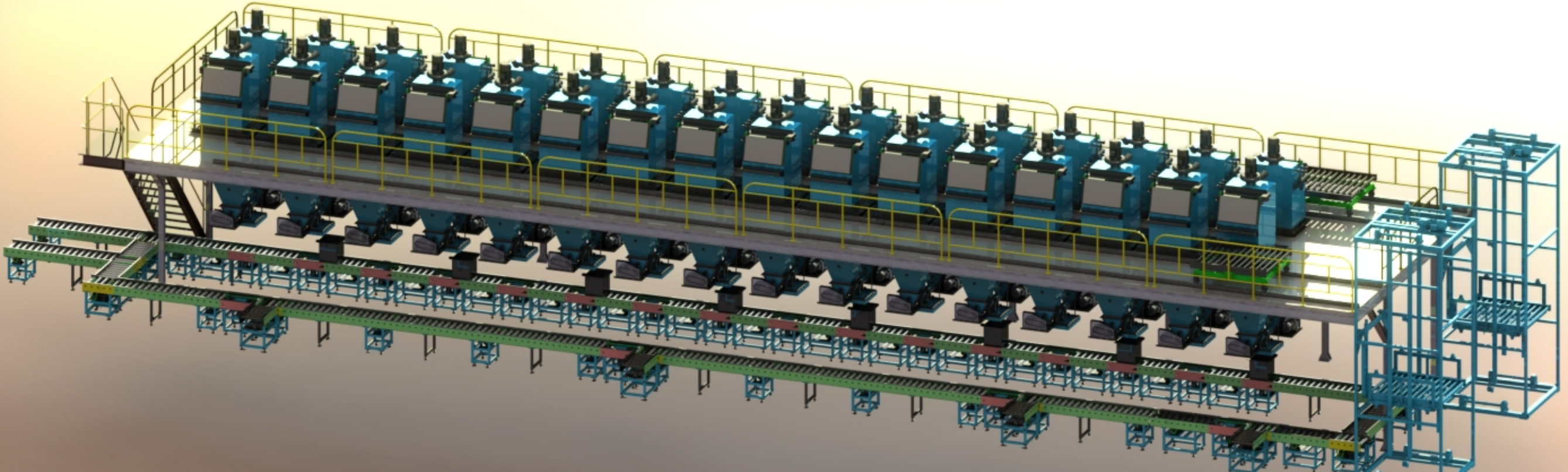 Automated Multi-Component Feeding and Pneumatic Conveying System for Friction Materials High-Precision Automatic Dosing, Mixing, and Conveying System for Friction Material Extrusion Lines
