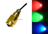 Lumières en laiton de l'eau du fond LED de bateau d'en cuivre de bouchon de vidange de lumen élevé avec CREE Chips 9W