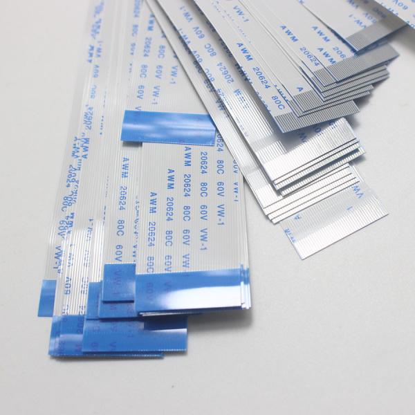 Flat Connect FFC Ribbon Cable 1mm Pitch 40 Pin PET Blue White
