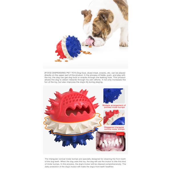 Personalized Flexible Dog Molar Bite Toy For Cleaning Pet Teeth