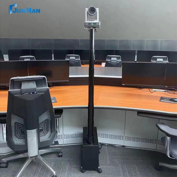 Telescopic CCTV Camera Projector Lift With Double Columns Motorized Ceiling CCTV Camera