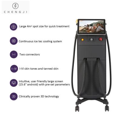 Android Diode Laser Hair Removal Machine 755 808 1064 Diode Laser Permanent Hair Removal Machine