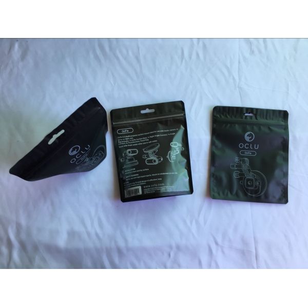 Zipper Aluminum Plated Three Side Seal Pouch Bag Digital Product Packaging
