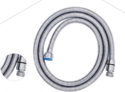 Stainless Steel 304 Flexible Hoses Chrome Plated Spiral Metal Brass Handheld Shower Hose