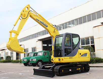 Mini wheel Excavator , Hydraulic Crawler Excavator Low Fuel Consumption