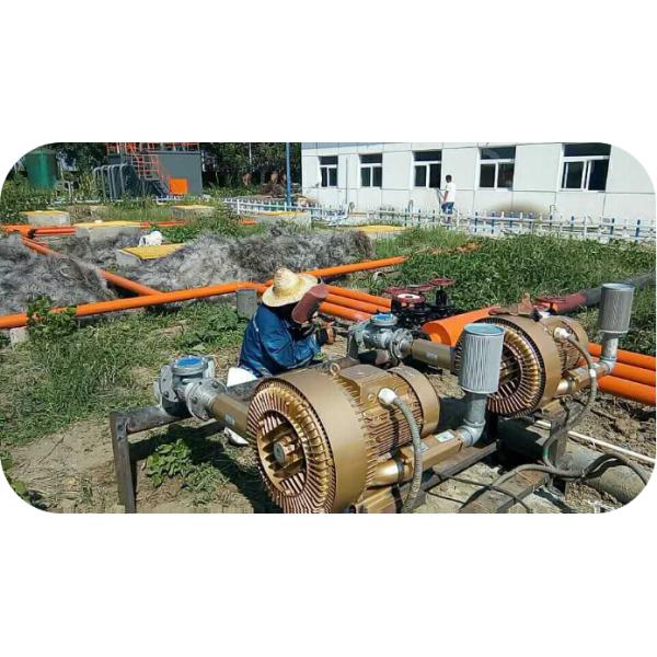 1.5 Kw Water Treatment Side Channel Blower Ring Air Blower With CE Certification