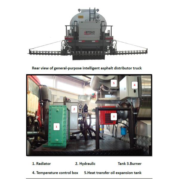 Le camion de matériel de construction d'asphalte de HOWO 10000L a monté conduire le mode