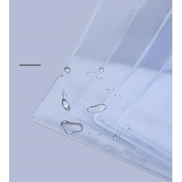 Vinyl Zip lockkk Bag Slider Zipper Beach Vinyl Toiletry Zipp PVC Snap Closure