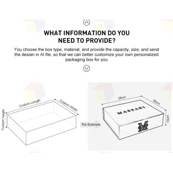 Luxury Custom Logo Black Magnetic Folding Heavy Oversize Hoodie Packaging Box Clothing