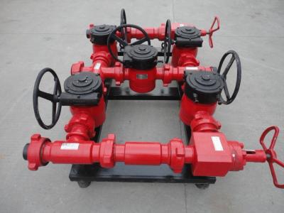 Equipamento hidráulico de alta pressão 3 1 da perfuração de petróleo e gás do distribuidor de bloqueador/8 X 5000 libras por polegada quadrada
