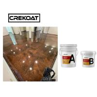 Plancher époxyde métallique industriel clair de lustre superbe enduisant deux composants