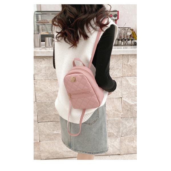 2022 Fashion Trend Nylon Lining Small Backpack Shoulder Messenger for Female