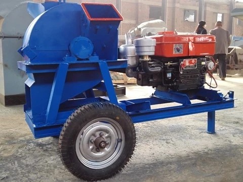 380V 900kg/H Sawdust Biomass Wood Crushing Machine