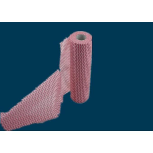 50% VIS 50% Industrial Wipes PET Spunlace Non Woven Fabric Roll Rayon Nonwoven