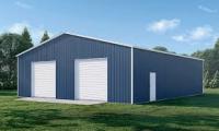 Acier Matériau coloré Q355 Bâtiment préfabriqué Garages préfabriqués Construction kits à vendre
