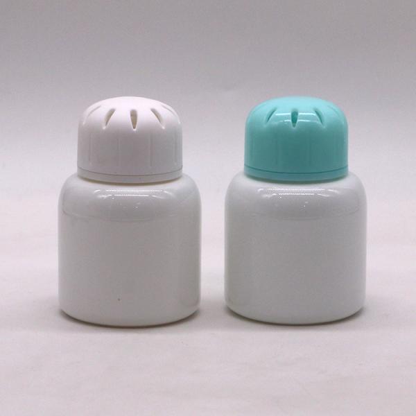 3OZ/90ml PET Bouteilles de parfum en plastique blanc avec bouchon à vis et joint thermique Bouteille de parfum solide