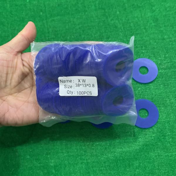 38x15x0.8mm Blue Color Flat Rubber Sucker for Offset Printing Machine Replacement Parts