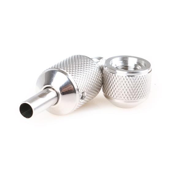 50MM Silver Disposable Stainless Steel Tattoo Grips and Tubes