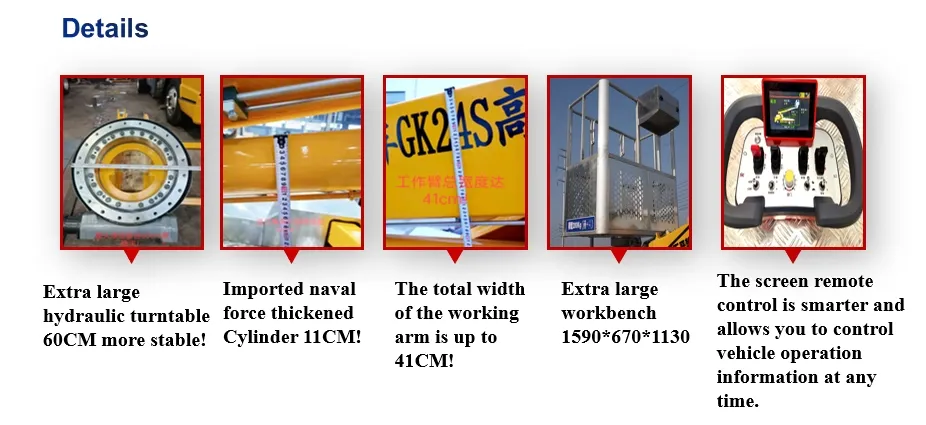 HOWO Aerial Work Vehicle 36m 40m 45m 50m Aerial Working Platform Trucks