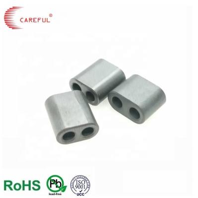 Soft EMI Suppression Ferrite Two Holes Balun Ferrite Core RoHs Approved