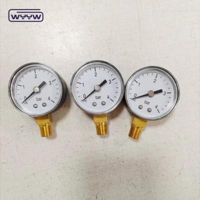 Medidor de pressão de gás comprimido de plástico de 40 mm