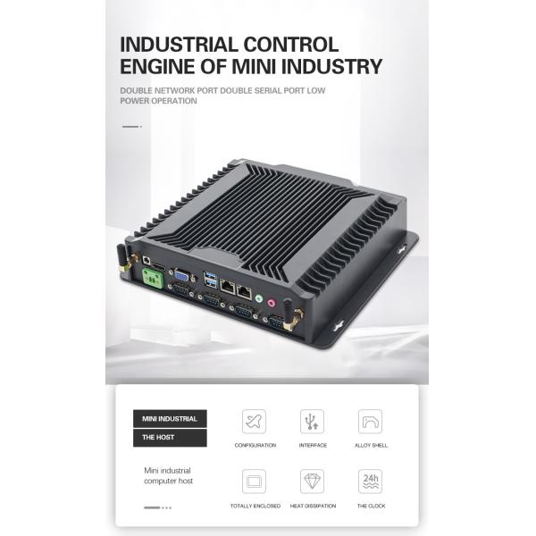 Fanless изрезанный мини ПК с серийным портом