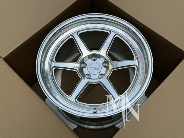 5x114.3 Forge Auto Wheels For Nissan 350Z 370Z Polished Silver Finish