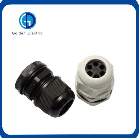 Greaseproof 3 Holes Nylon Cable Gland Thread Type With Different Sizes