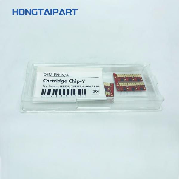 Chip de cartucho de tinta para H P 933XL 932XL Officejet 7110 7510 7512 7610 7612 6100 6600 6700 Impressoras Auto Reset ARC Chip Y