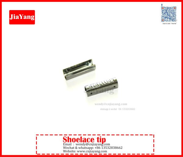 Jiayang nickel black color metal crimp for elastic ropes