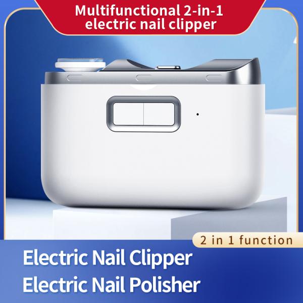 USB Chargeable Electric Baby Nail Cutter with Low Vibration Motor and 360° Rotation