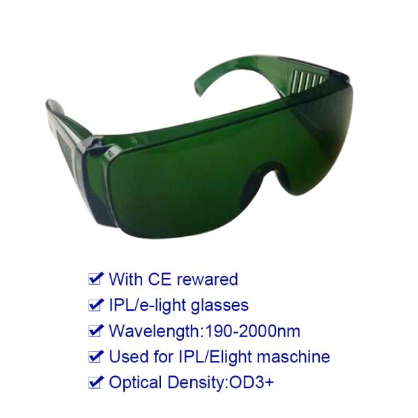 Защитные стекла удаления волос лазера удаления OD3 волос IPL переключателя q