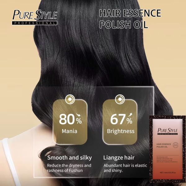 Moisturizing 6ml Hair Oil Hair Essence Polish for Repairing Split Ends and Damaged Hair OEM Hair Dye Factory