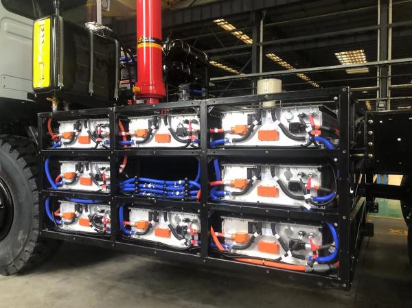 110 Ton Payload Electric Mining Truck with 528kWh LFP Battery & Autonomous Haulage