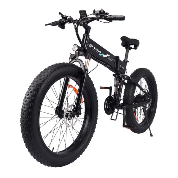Ce Rohs Approval 1000w Folding Ebike Folding Fat Tyre Electric Bike For Woman