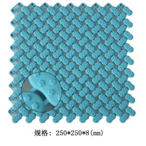 carrelages d'intérieur parquetants de verrouillage en plastique de vidange automatique modulaire du garage 350g/pc