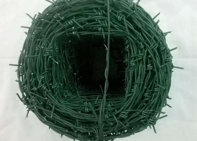 Tradition Twisted Barbed Wire Mesh Fence Powder Coated With 1.5-3cm Barb Length