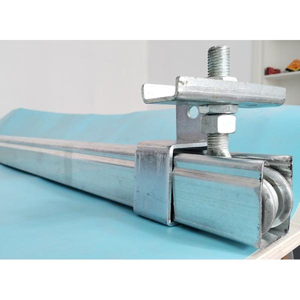 Interior Temporary Folding Door with Gate Wheel and Industrial Fold Door Slide Track