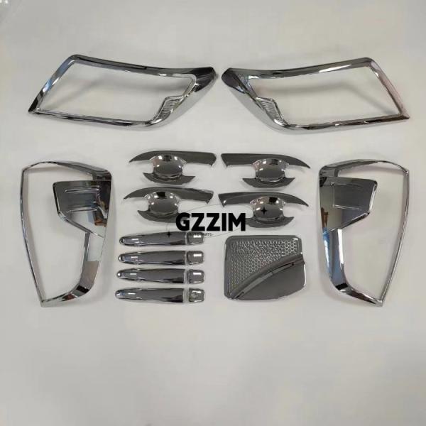 Portão Manopla Bowl Tail Light Cover Kit Corpo Acessórios Externos de Carro Para Nissan Navara 2021