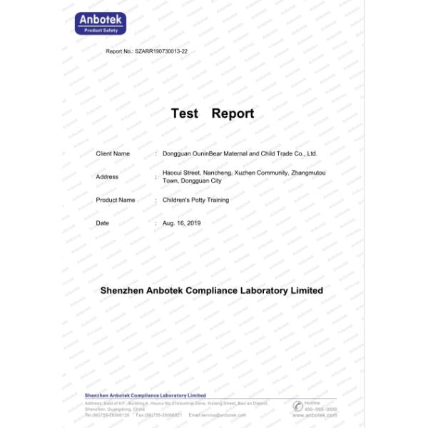 Cradle Style Childrens Toilet Potty Print Pattern Unisex Baby Pot with EN71 Test Certificate