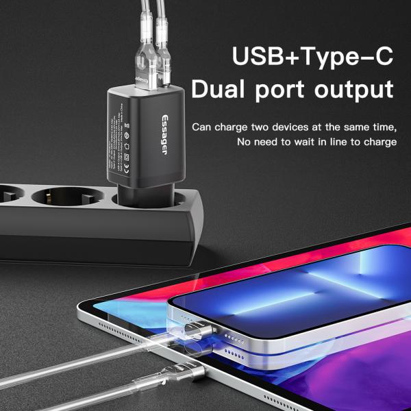 Essager 30W Fast Charger EU US UK Plug Fast Wall Charging For Cell Phone Pad Mobile Phone