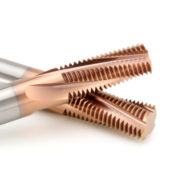 UN UNF UNEF Thread Cutting End Mill High Hardness UNC 5/16-18 For Steel Titianum Alloy